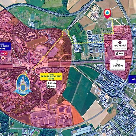 Disneyland-Paris 8Pers,Parking, Borne Recharge Ve, Wifi Serris Eksteriør bilde